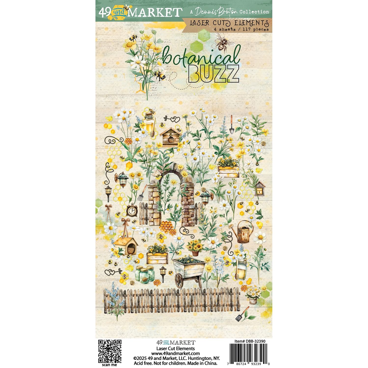 Botanical Buzz Collection Laser Cut Element Set #preorder t