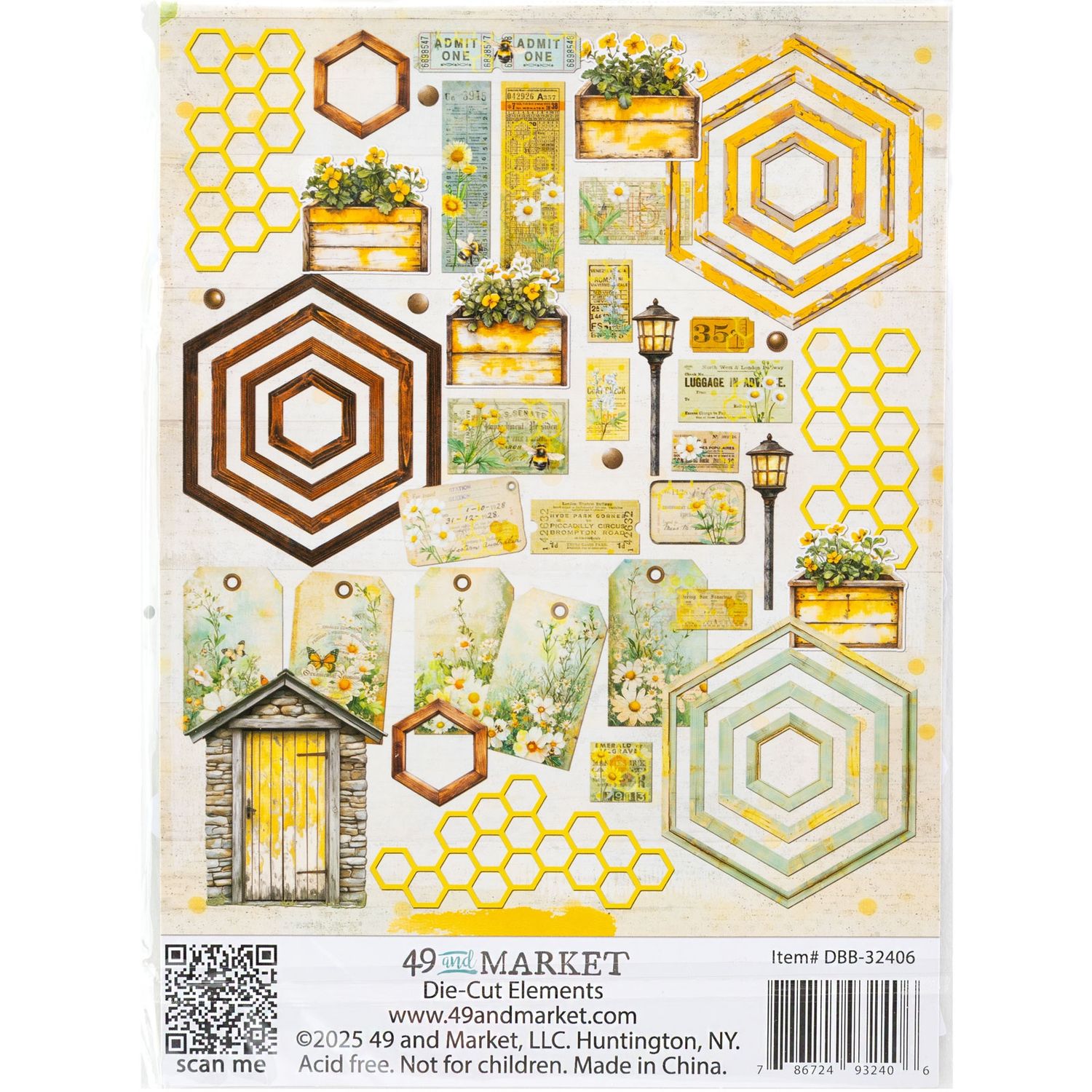 Botanical Buzz Collection Die-cut Elements#preorder