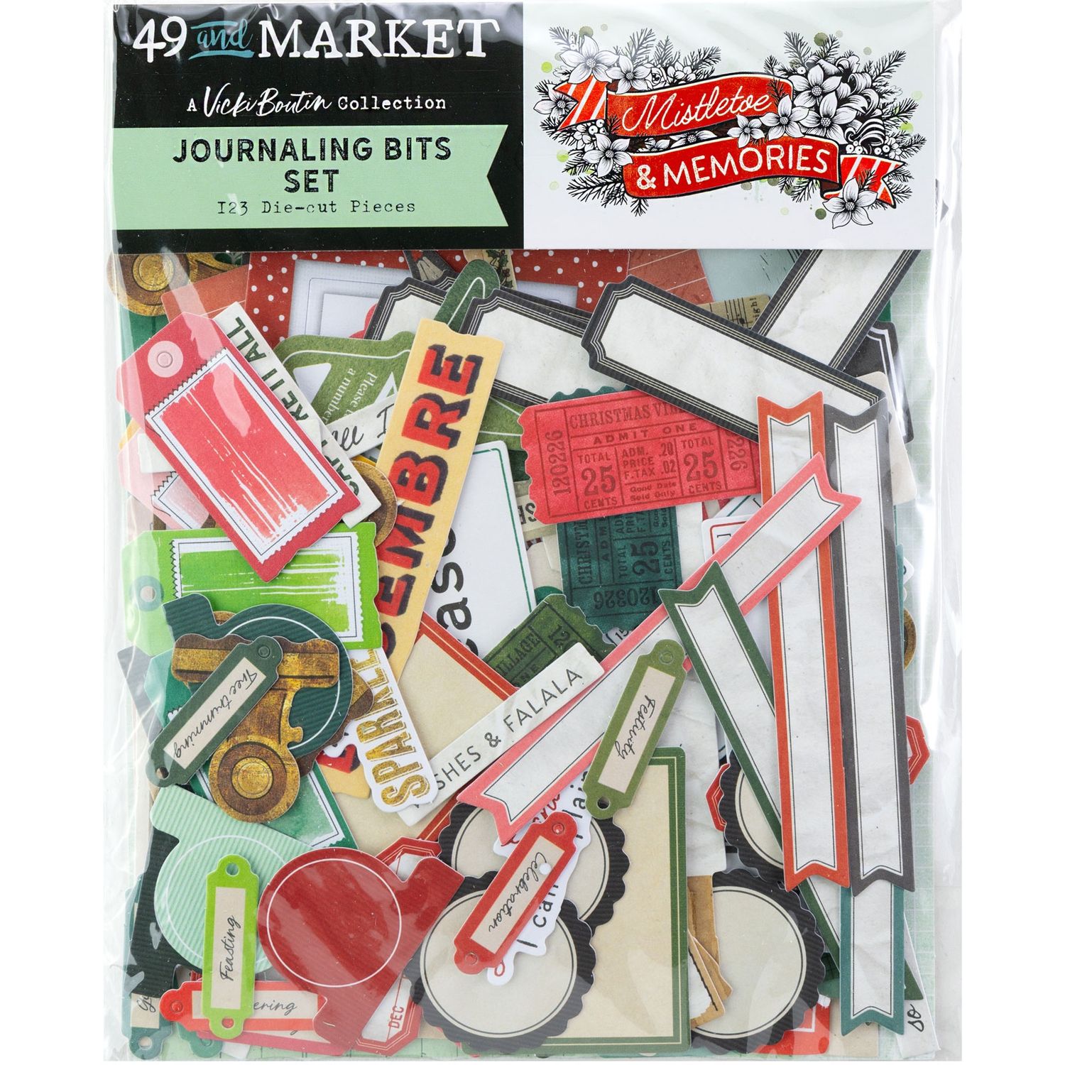 Mistletoe and Memories Journaling Die-Cuts