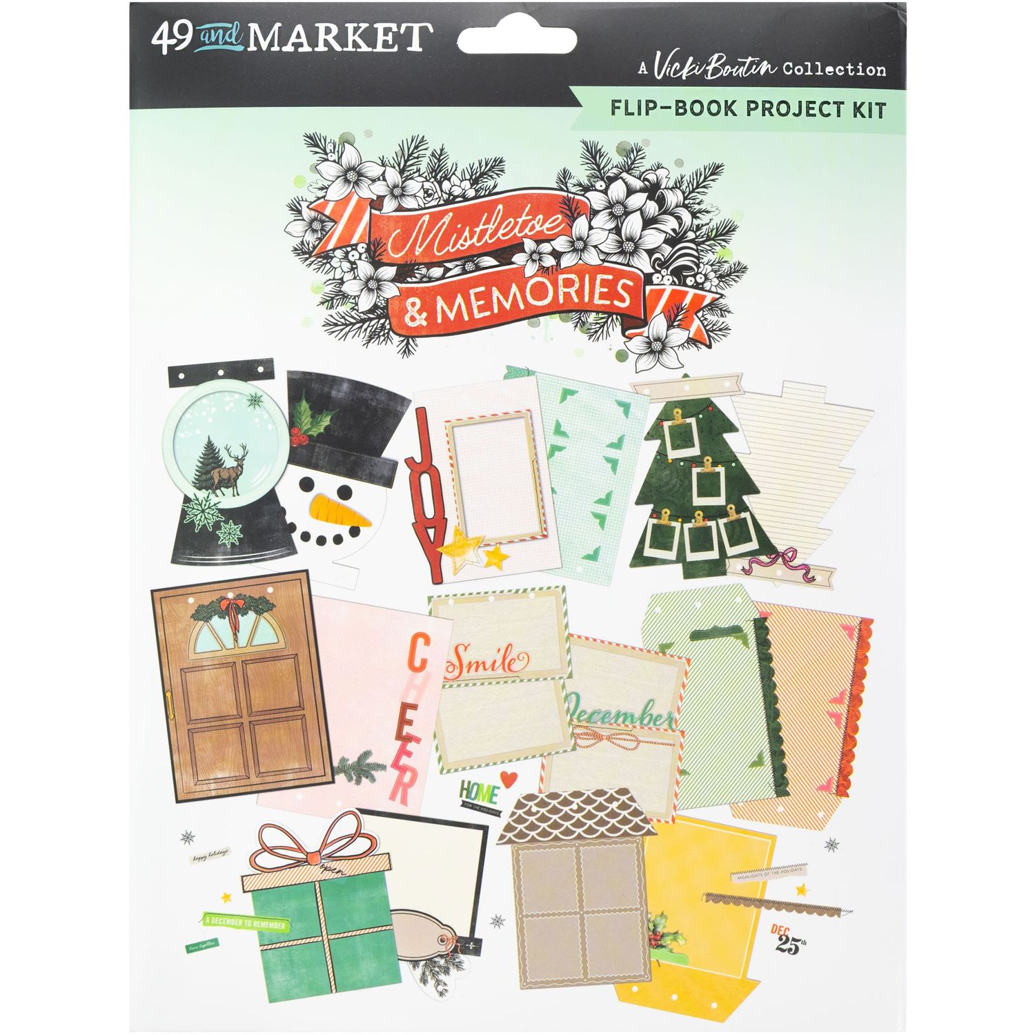 Mistletoe and Memories Flip Book Kit