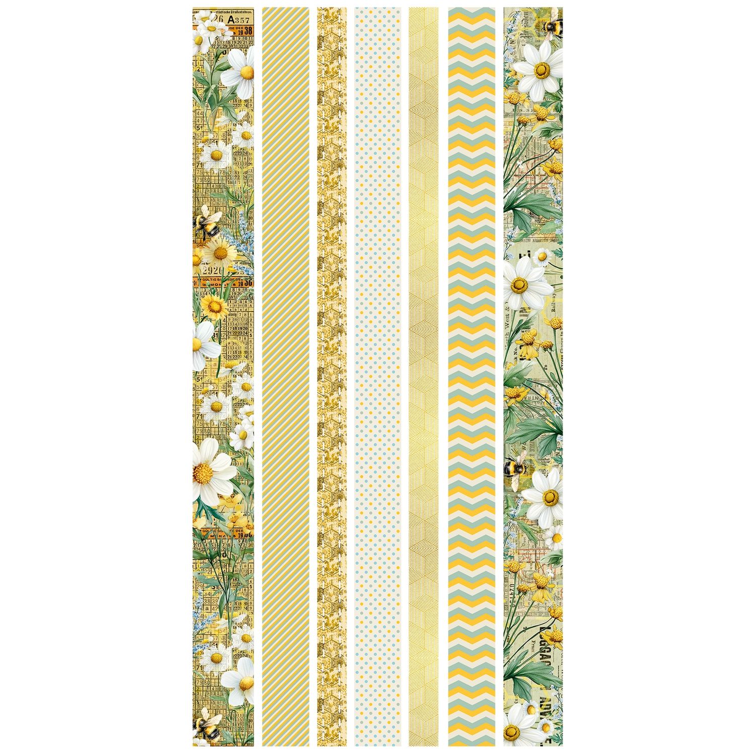 Botanical Buzz Collection Washi Tape Sheet Set #preorder