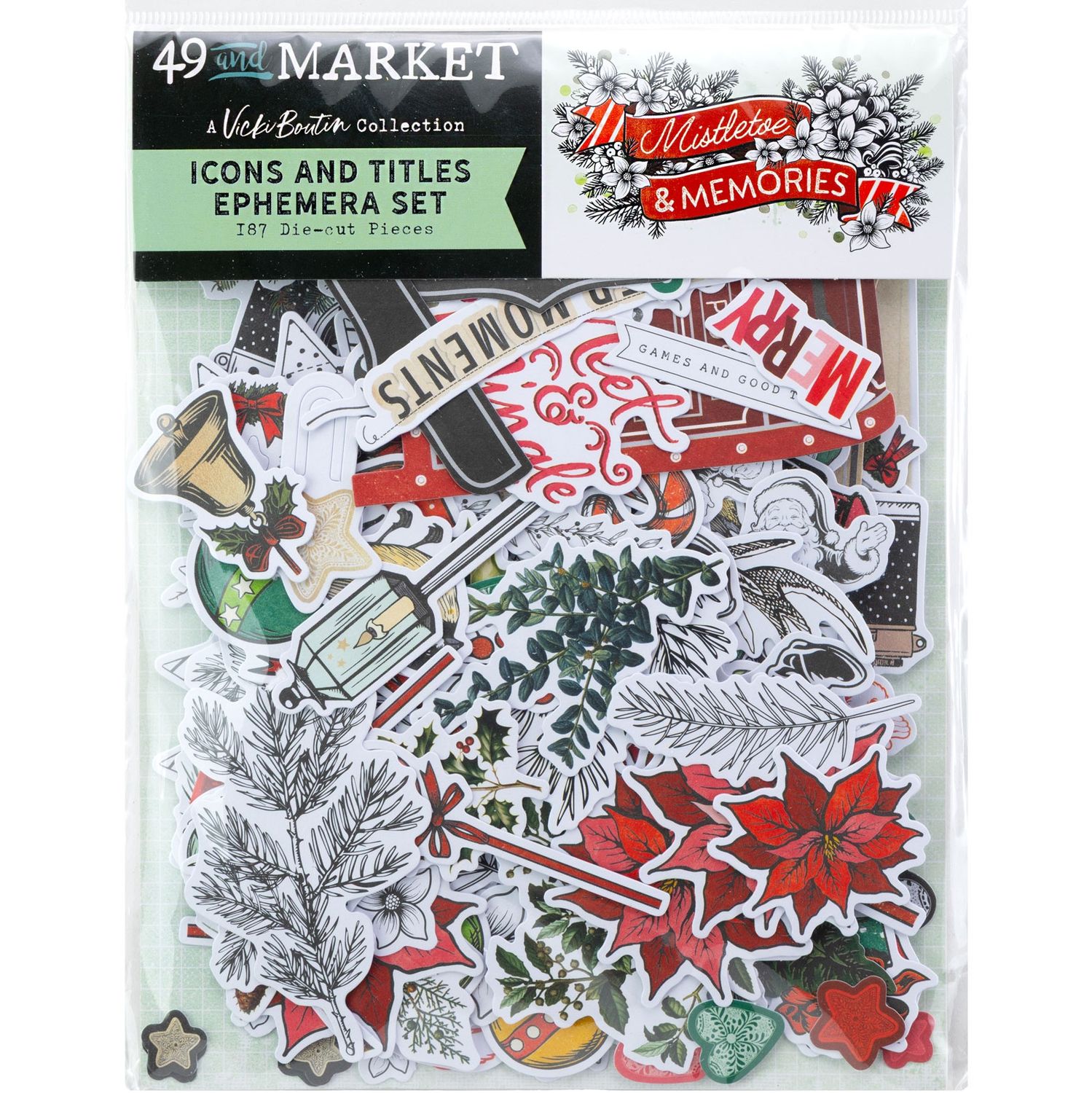 Mistletoe and Memories Icon Die-Cuts