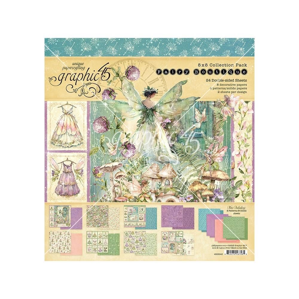 Graphic 45 Fairy Boutique 8x8 pad