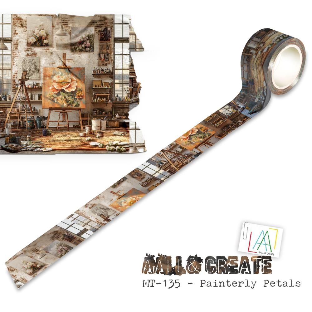 #135 Painterly Petals Layer it up Washi Tape