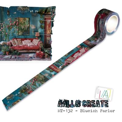 #132 Blueish Parlour Layer it up Washi Tape