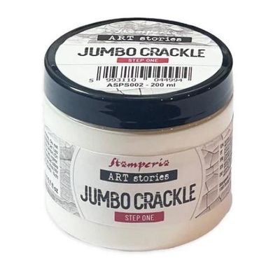 Stamperia Jumbo Crackle Step one