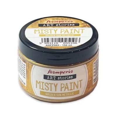 Stamperia Art Stories Misty Paint Golden Sun Metallic