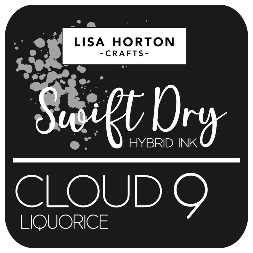 Lisa Horton Crafts Cloud 9 Swift Dry Hybrid Ink Pad Black Licorice 