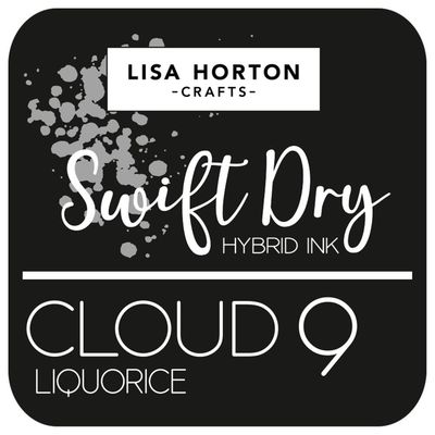 Lisa Horton Crafts Cloud 9 Swift Dry Hybrid Ink Pad Black Licorice 