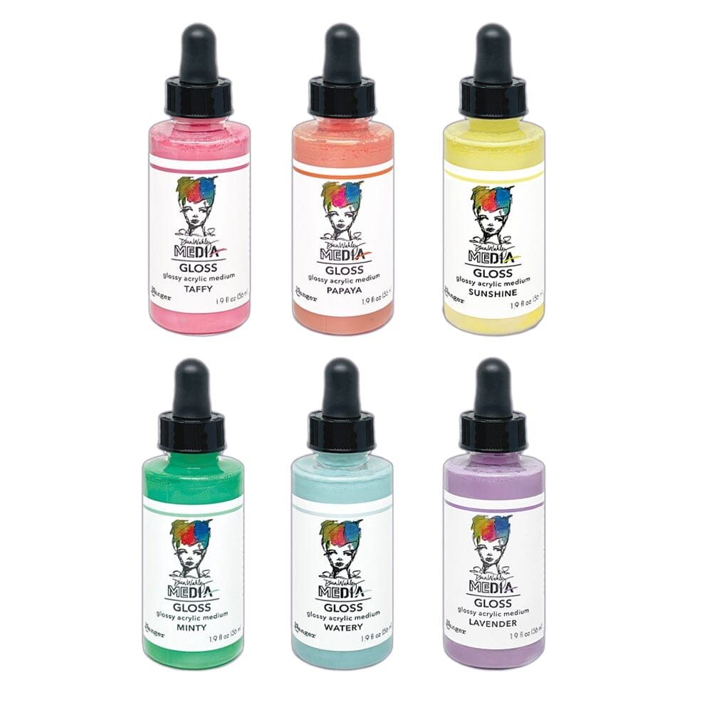 Set of new Dina Wakley Gloss colours 