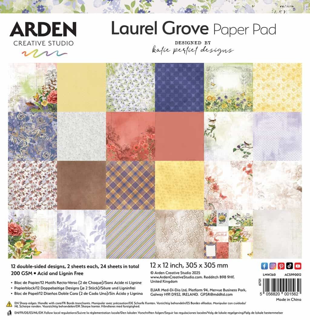 Arden Laurel Grove Patterned Papers