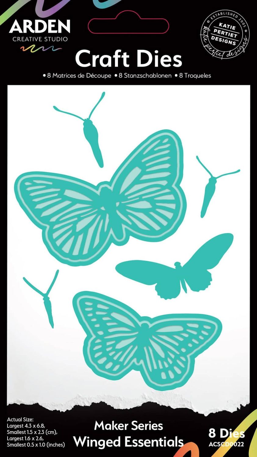 ARden Laurel Grove Winged Essentials Craft Die Set