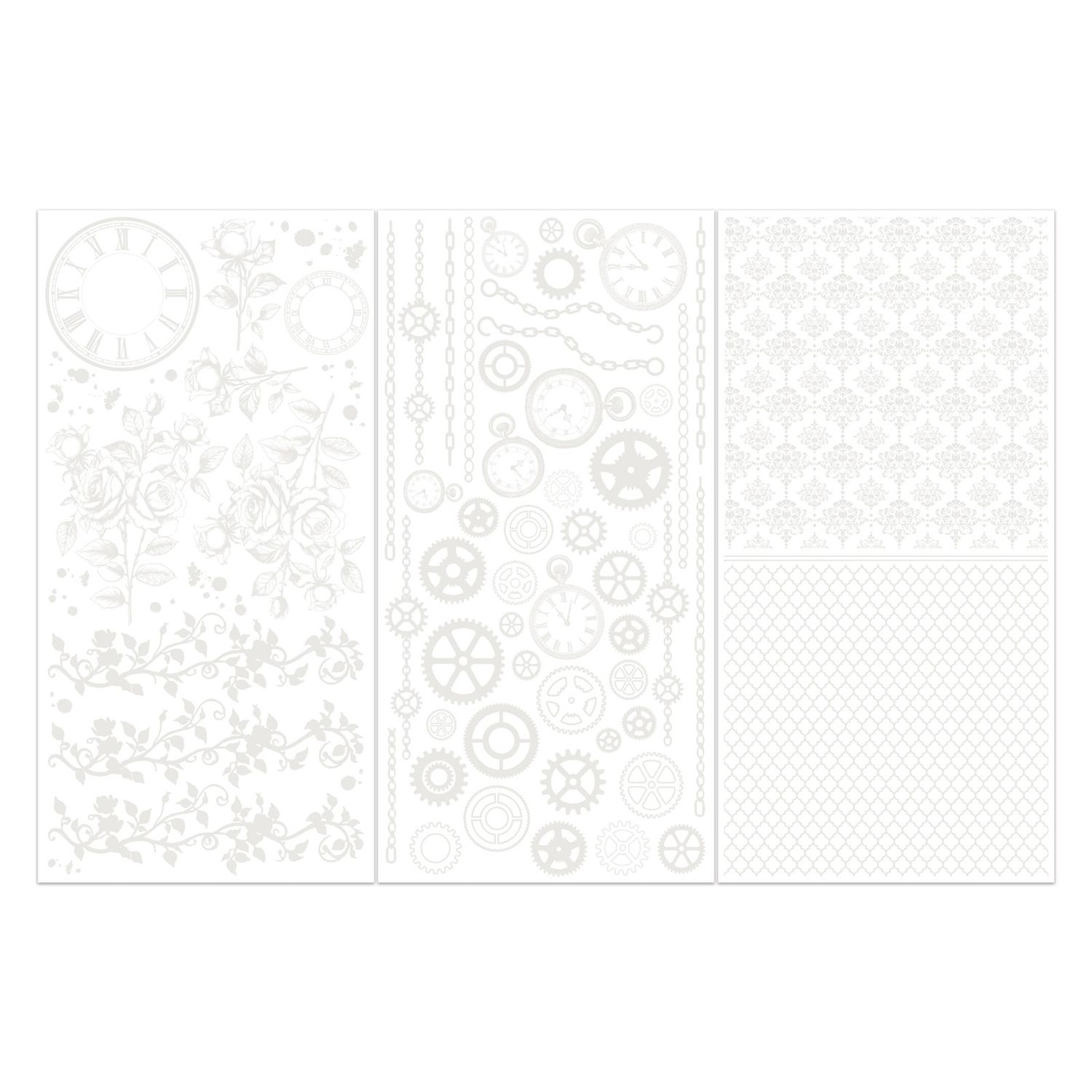Irresistible Times 6x12 Rub-on Transfer Set