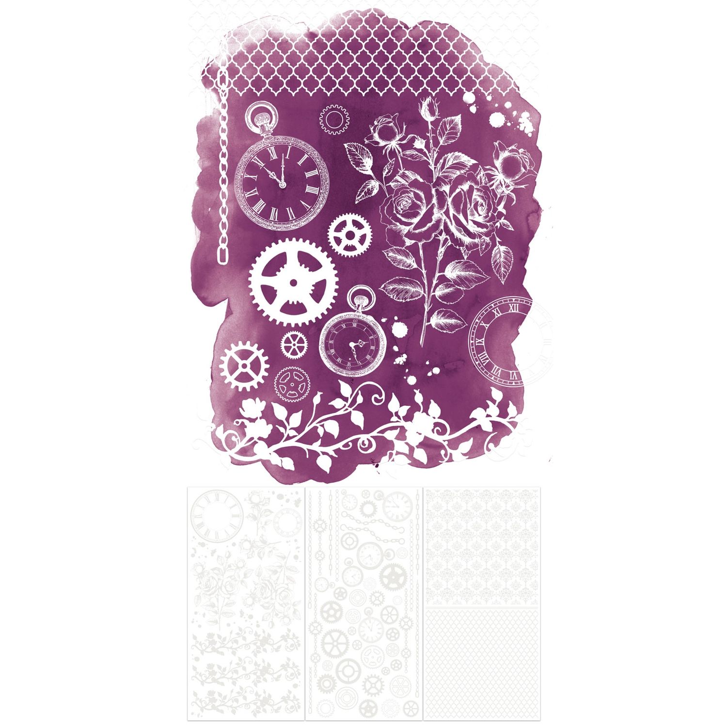 Irresistible Times 6x12 Rub-on Transfer Set