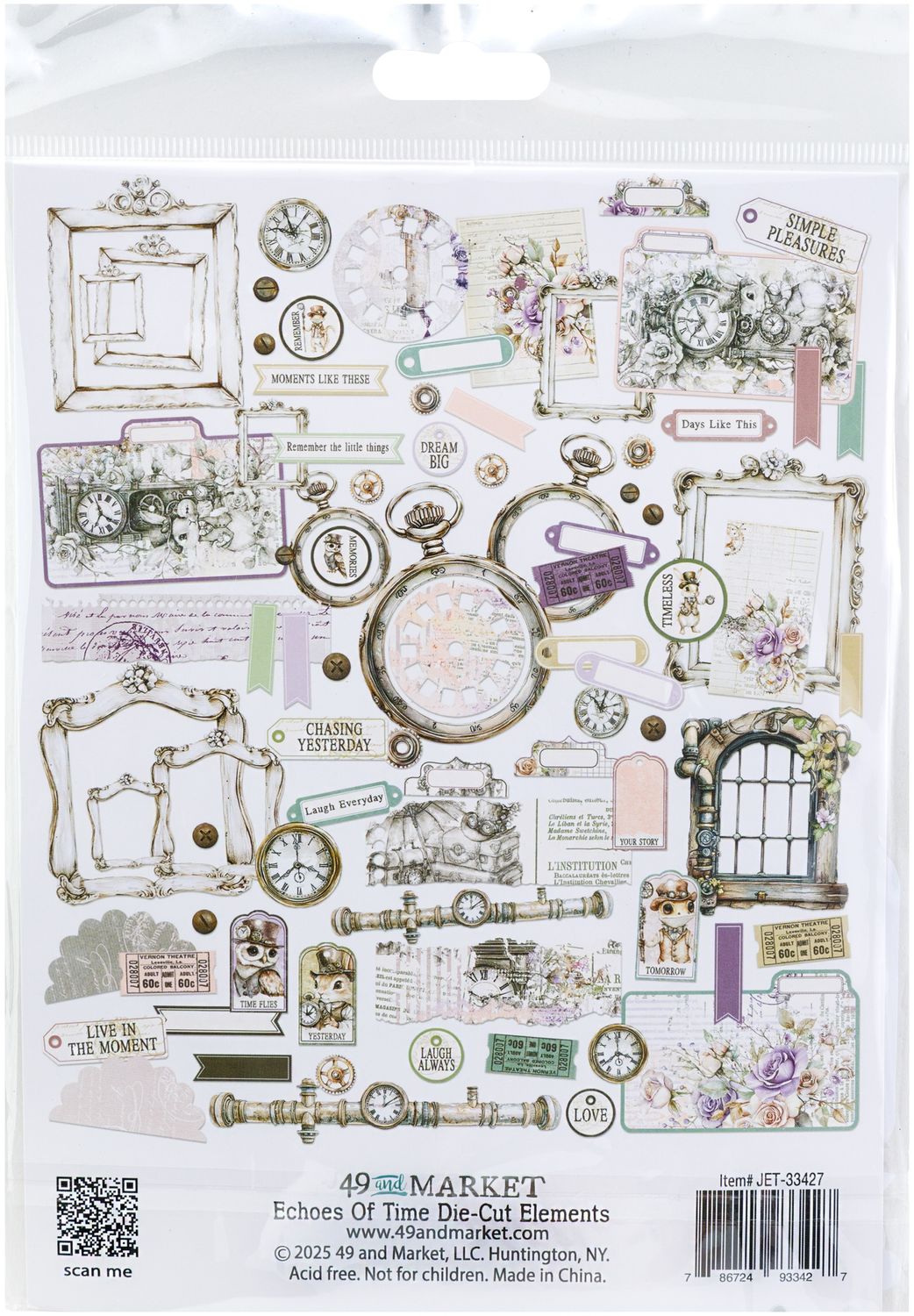 Echoes of Time Die-cut Elements