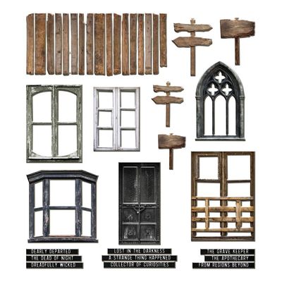 Tim Holtz Halloween Baseboards