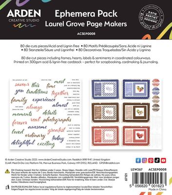 Arden Ephemera Pack Laurel Grove Page Makers