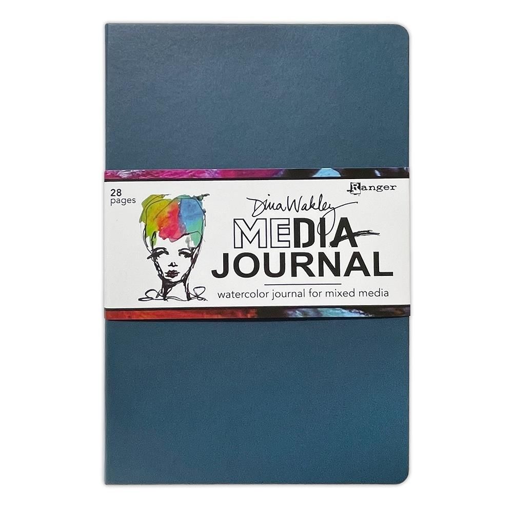 Dina Wakley Blue Watercolour Journal 6x9&quot; #preorder