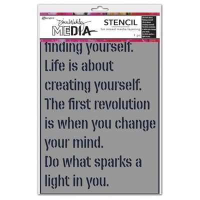Dina wakley Create yourself Stencil #preorder