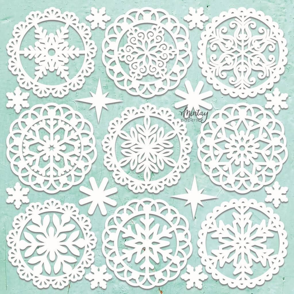 Mintay Snowflakes Chippie
