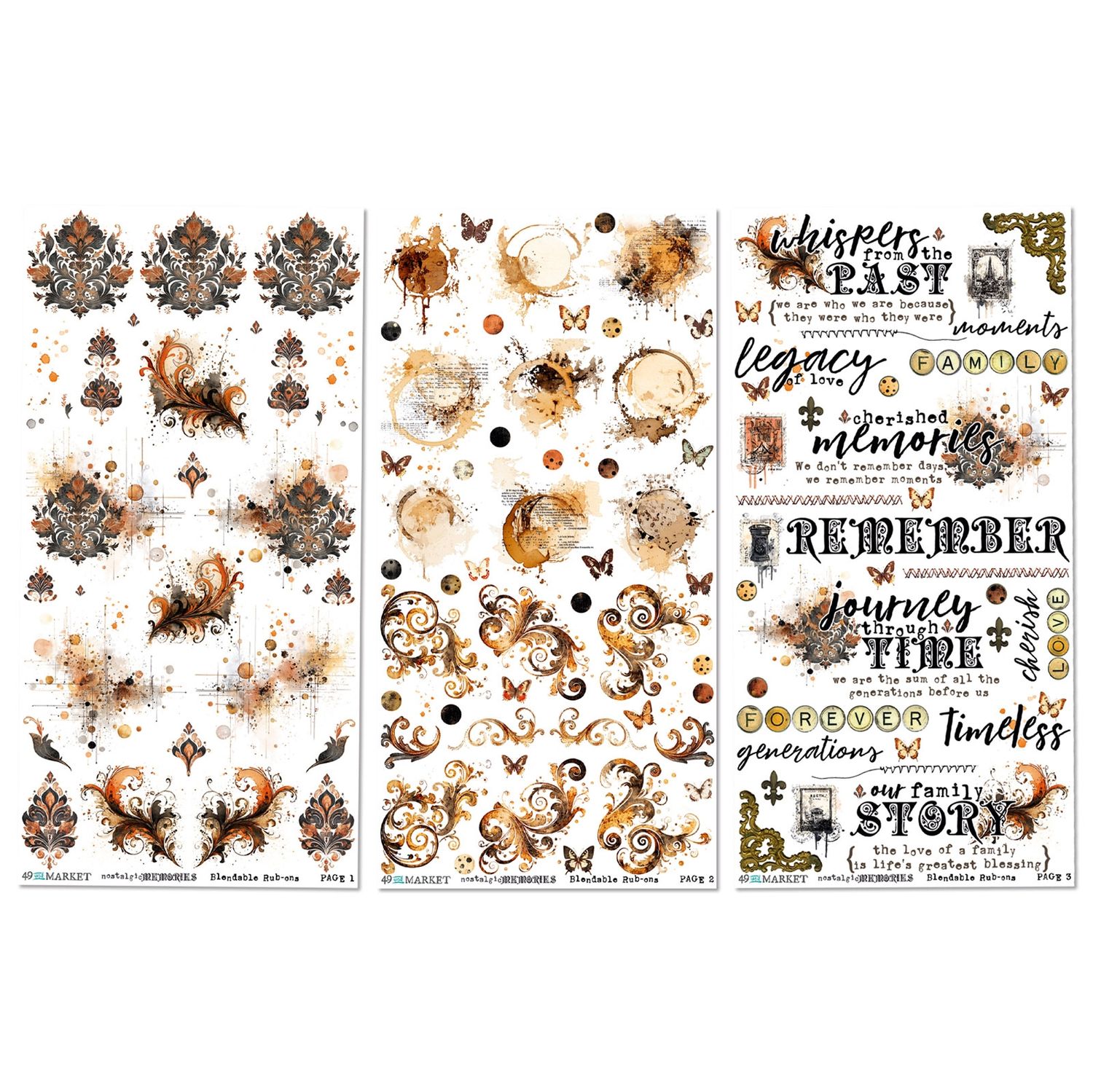 Nostalgic Memories blendable Rubons