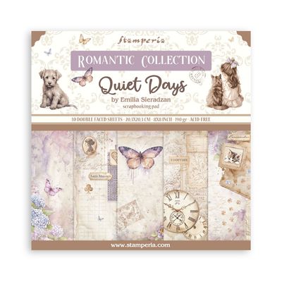 Stamperia quiet days 8x8 pad double sided