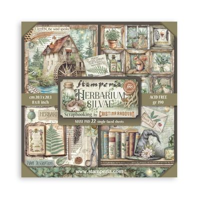 Herbarium 8x8 Single sided pad #preorder