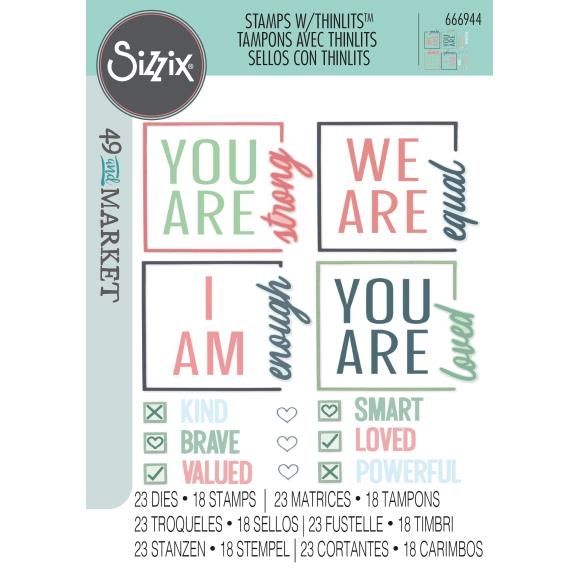 Affirmations Die and Stamp Set #preorder