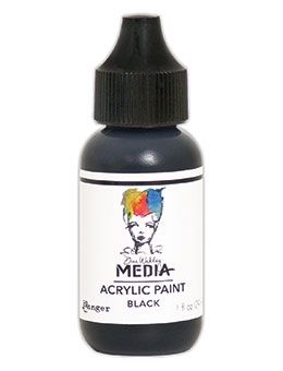 Dina Wakley paint Black 