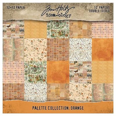 Tim Holtz Palette Collection Orange 12x12