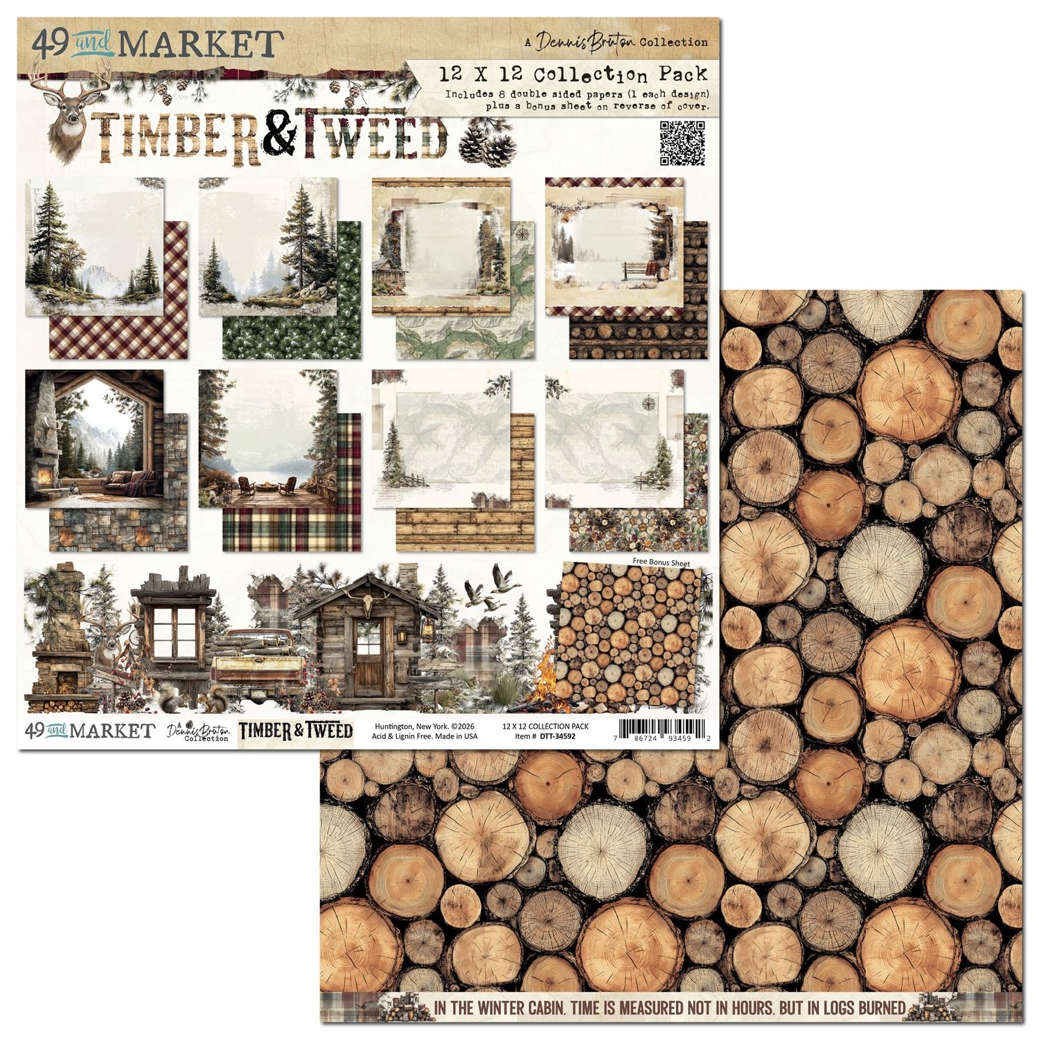 Timber and Tweed 12 x12 Collection Pack