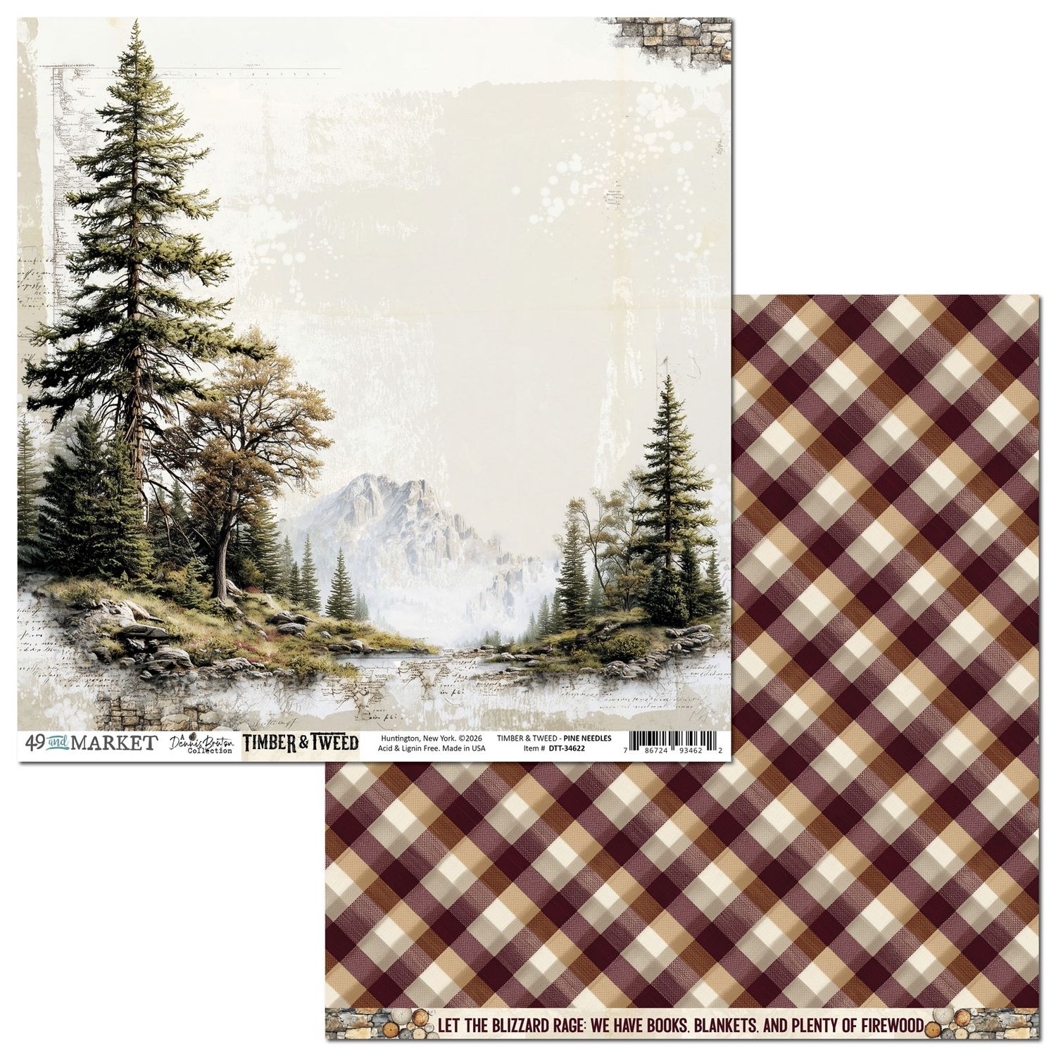 Timber and Tweed 12 x12 Collection Pack
