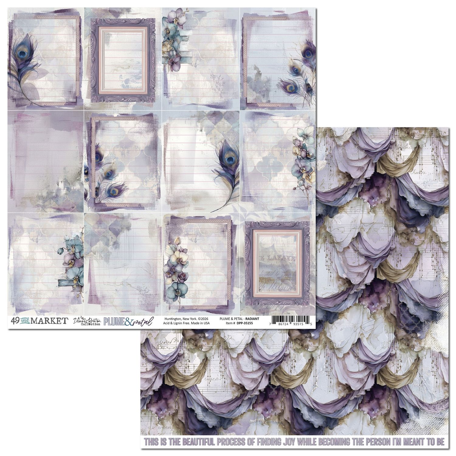 Plume and Petal 12x12 Collection Pack