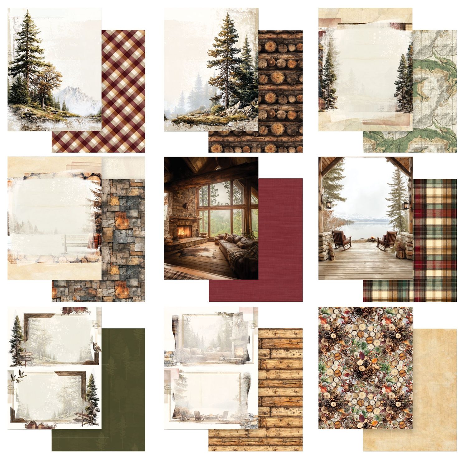 Timber and Tweed 6x8 Collection Pack