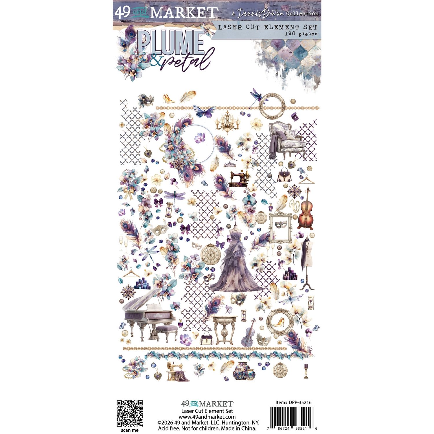 Plume and Petals Laser Cuts