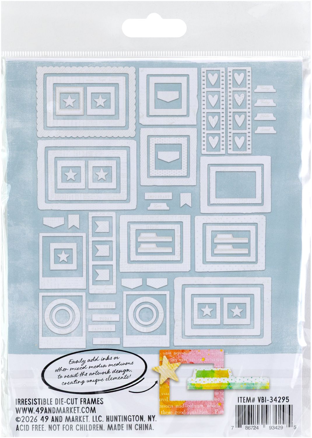 Vicki Boutin Irresistible Chipboard Frames