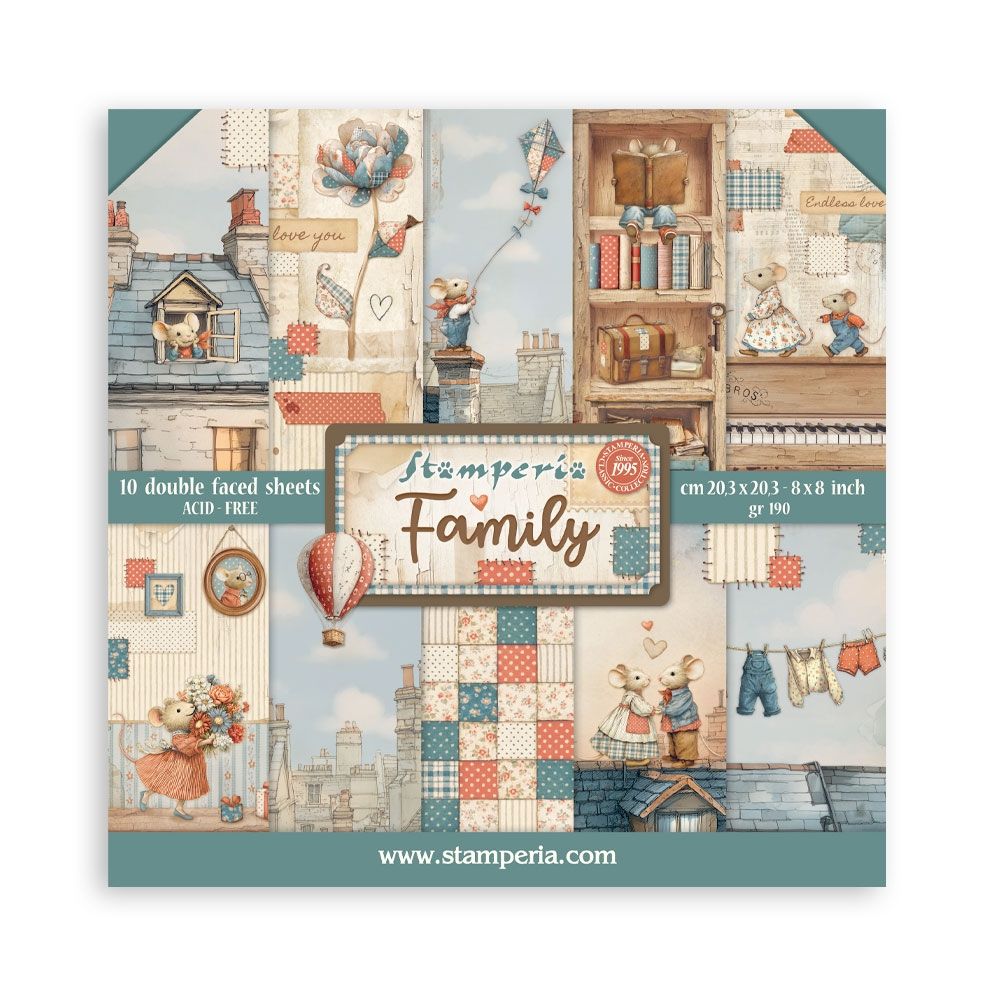 Family 8x8 Double Sided pad