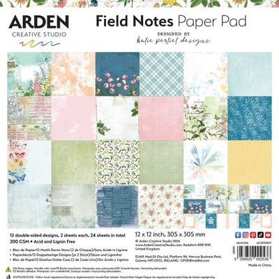 Arden Field Notes 12 x 12 Pad
