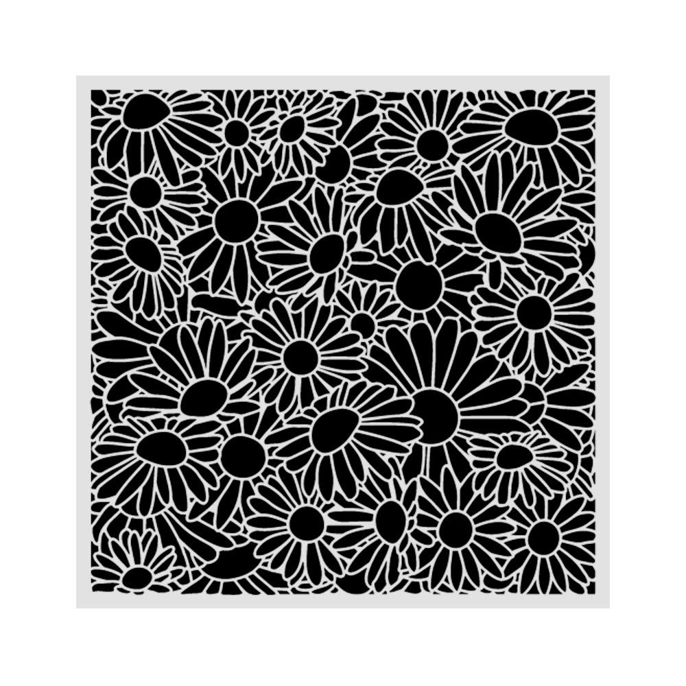 Daisy Art Pattern stencil