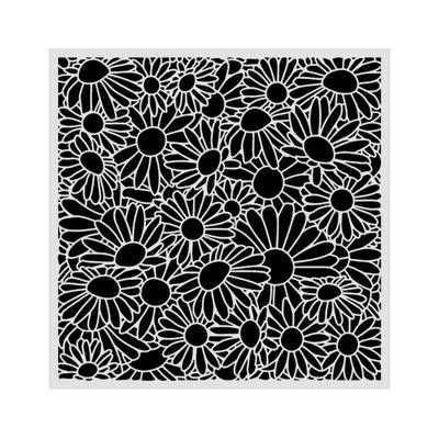 Daisy Art Pattern stencil