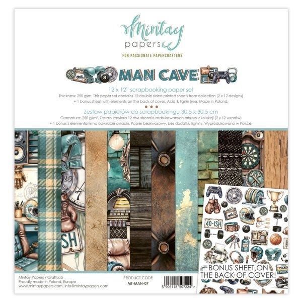 Mintay Man Cave Paper set