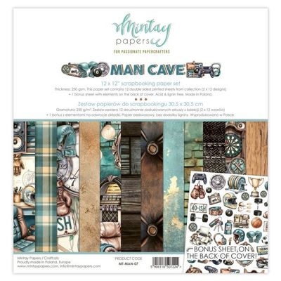 Mintay Man Cave Paper set