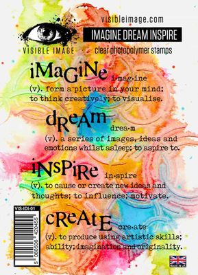 Imagine Dream Inspire Stamp Visible Image