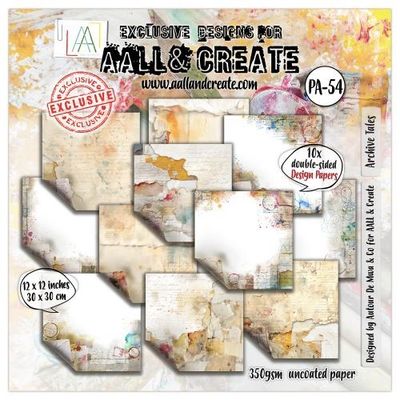 Aall and Create Archival Tales 12x12 paper set