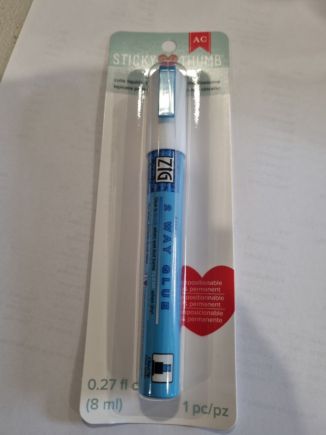 Chisel Tip 2 way Glue Pen