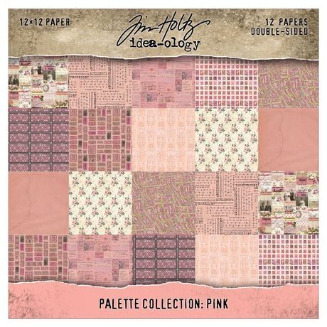 Tim Holtz Palette 12x12 Pink