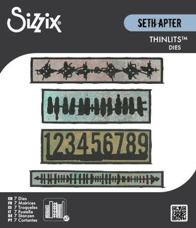 Sizzix Thinlits Die Set 7/Pkg by Seth Apter Borderlines