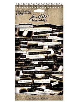 Tim Holtz Metallic Sticker Book