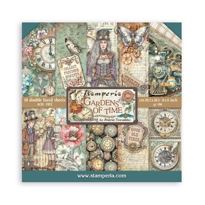Gardens of Time 8x8 Single sided pad
