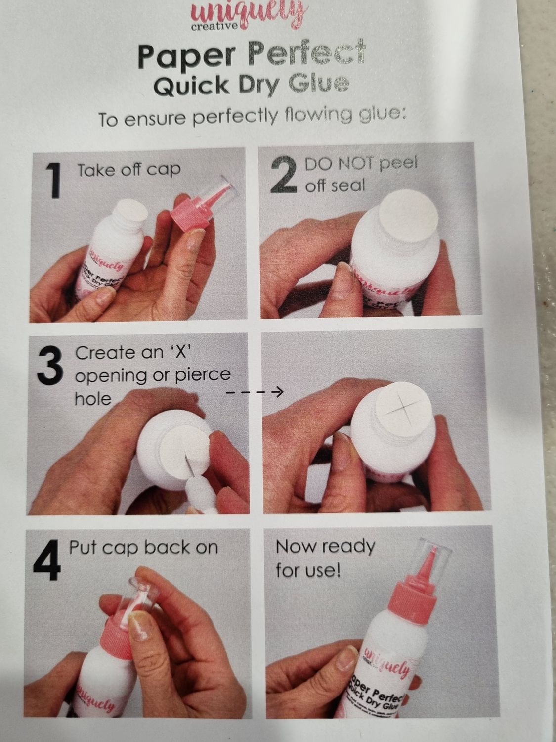 UC Paper Perfect Quick Dry Glue 120ml